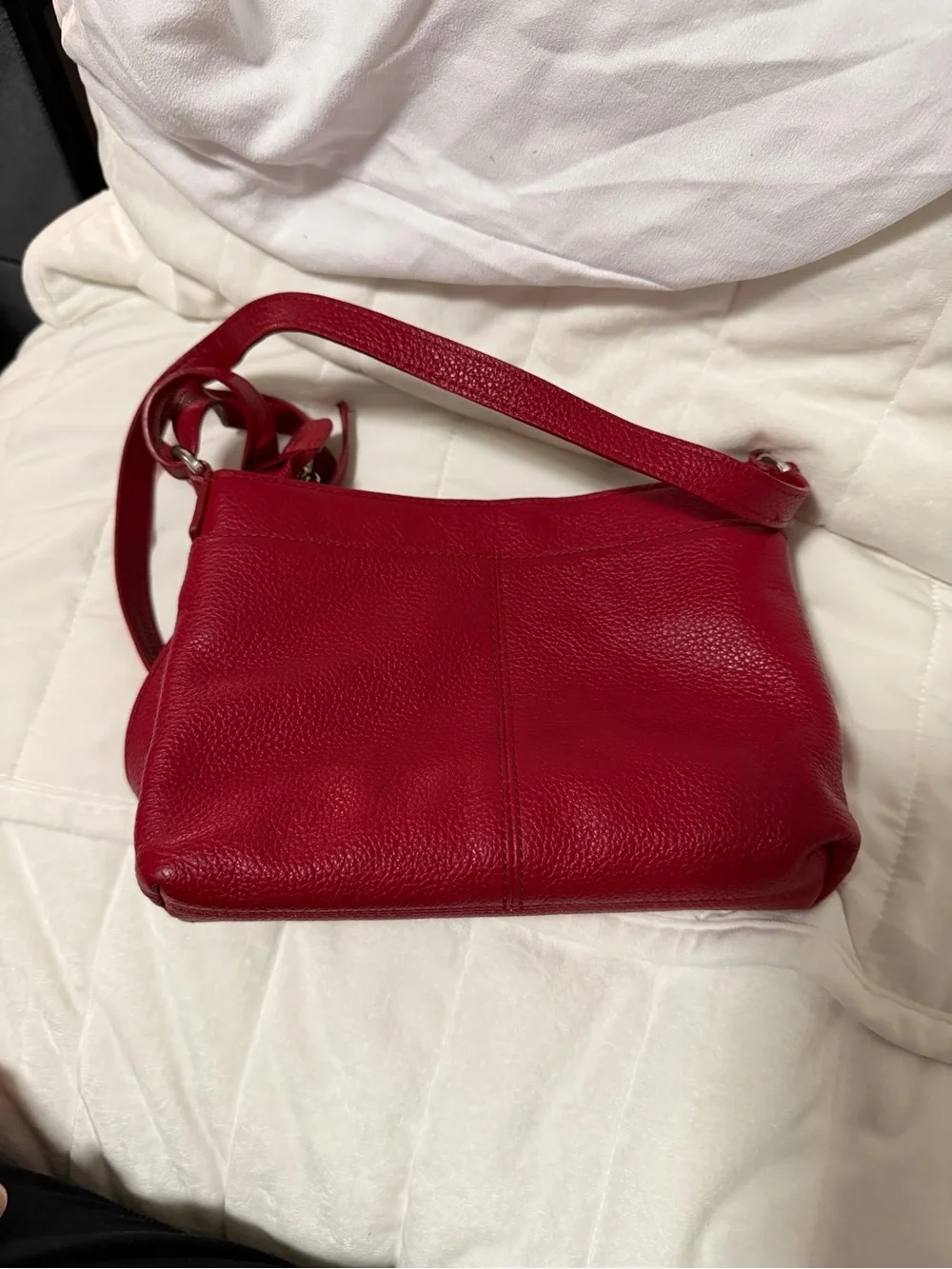 Women’s Brighton Lipstick Red Studded Crossbody Bag